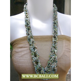 Seed Beading Coloring Fashion Necklaces